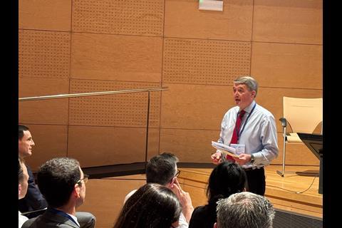 Chair Nick Lambert welcomes Coastlink delegates